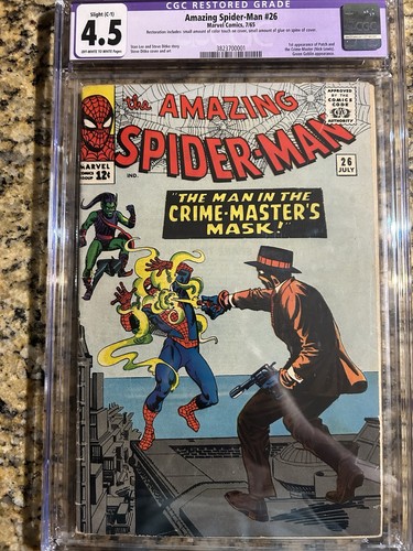 Amazing spider man cgc - spider-man, 4.5