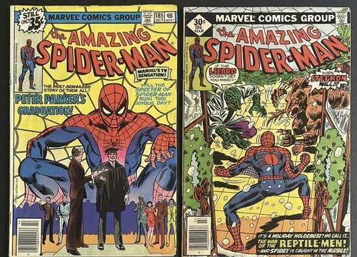 Amazing spider man 166 185 - amazing, #185